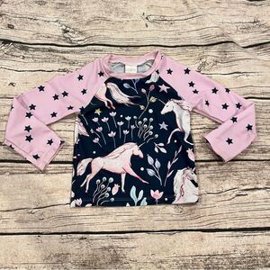 Mollie Loves Lily Unicorn Rashguard Size 2t